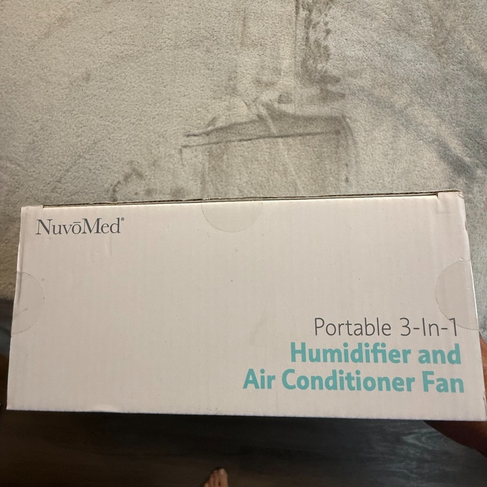 NuvoMed Portable 3-in-1 Humidifier & Air Conditioner Fan Evaporative Cooler LED - Picture 5 of 5